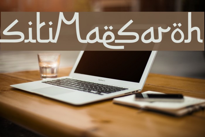 SitiMaesaroh Font examples