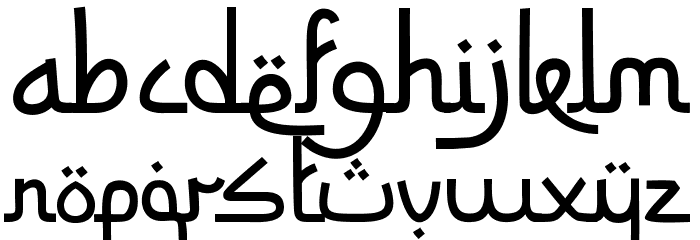 SitiMaesaroh Font LOWERCASE