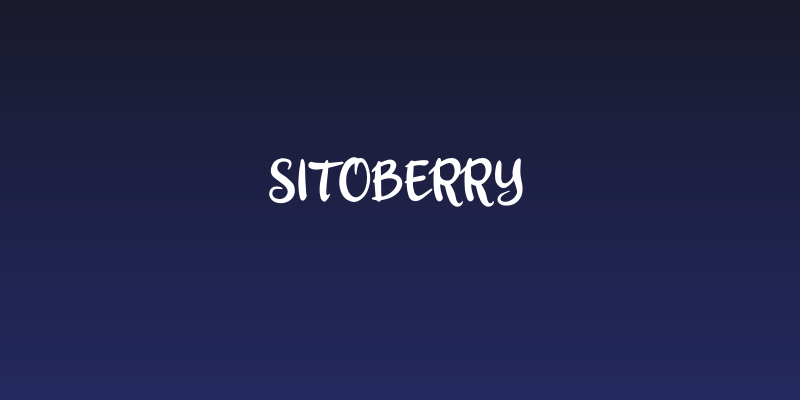 Sitoberry Social Header