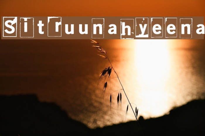 Sitruunahyeena Example 1