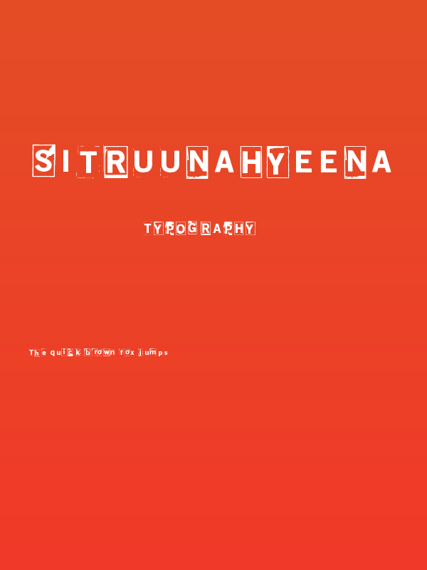 Sitruunahyeena Poster