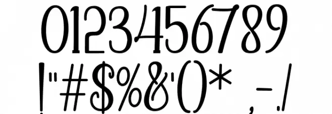 Sittella Font OTHER CHARS