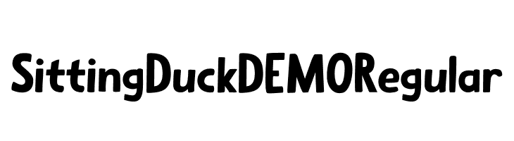 Sitting Duck DEMO Regular  font caratteri gratis