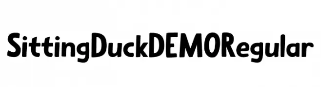 Sitting Duck DEMO Regular  Frei Schriftart Herunterladen