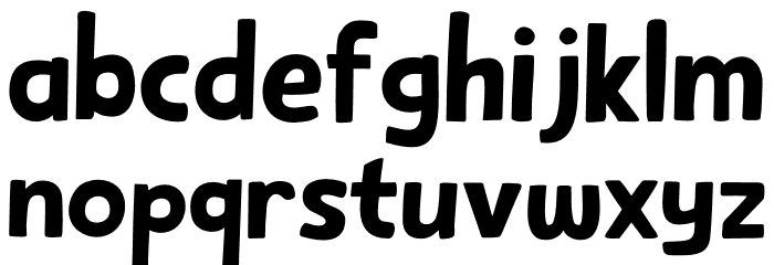 Sitting Duck DEMO Regular Font LOWERCASE