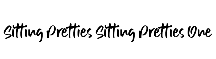 Sitting Pretties Sitting Pretties One  नि: शुल्क फ़ॉन्ट्स डाउनलोड
