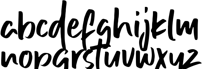 Sitting Pretties Sitting Pretties One Font LOWERCASE