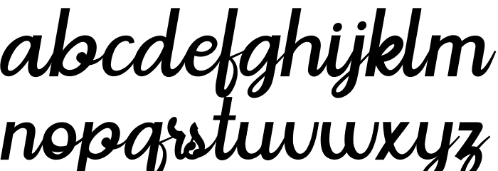 Situgintu Personal Use Font LOWERCASE