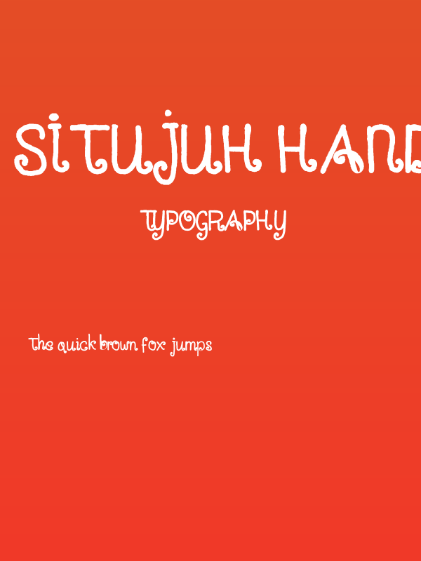 Situjuh Hand Poster