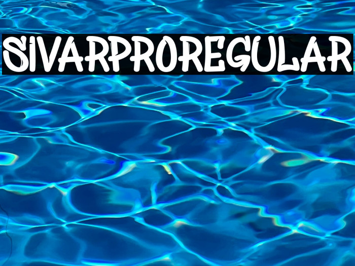 SivarProRegular Example 3