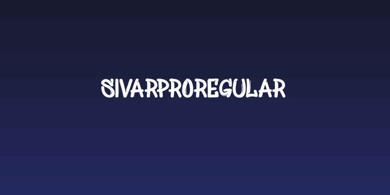 SivarProRegular Social Header