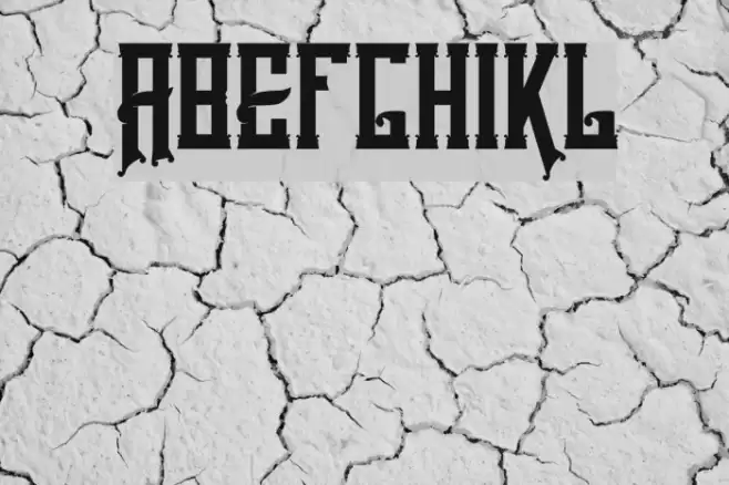 Sivernake Font examples