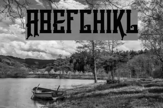 Sivernake Font examples