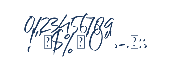 Six Away Font [Demo] Other Characters