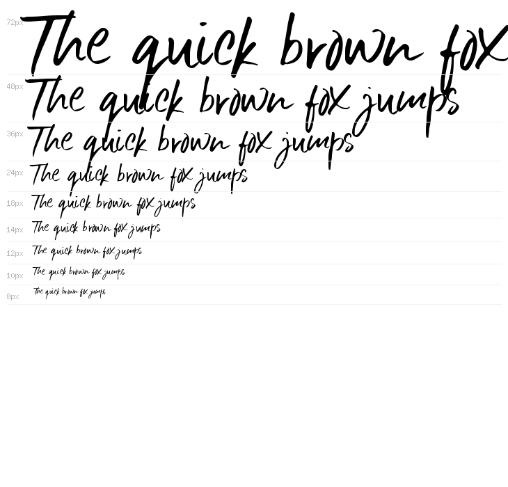 Six Away Font [Demo] Waterfall