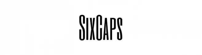 Six Caps  नि: शुल्क फ़ॉन्ट्स डाउनलोड