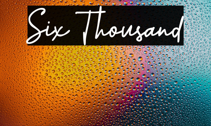 Six Thousand Example 3