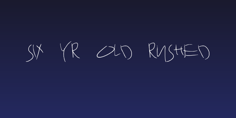 Six yr old rushed Social Header