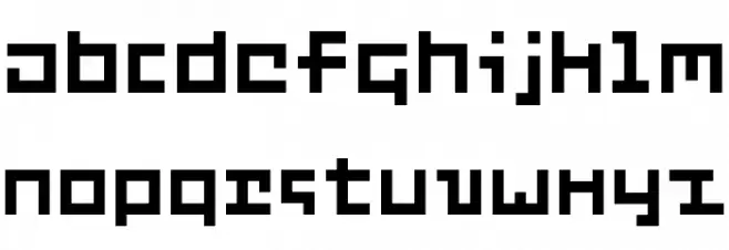 Six フォント 大文字