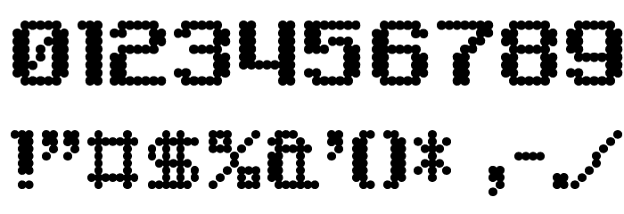 SixEightZeroNineChargen-Regular Font OTHER CHARS