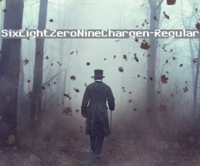 SixEightZeroNineChargen-Regular Example 1