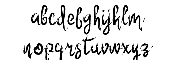 SixOnly Font LOWERCASE