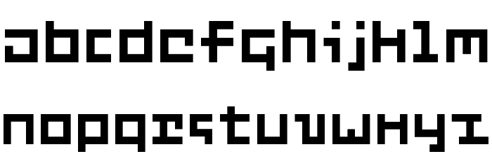 Six Font LOWERCASE