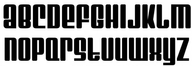 Sixes And Sevens Schriftart Groß