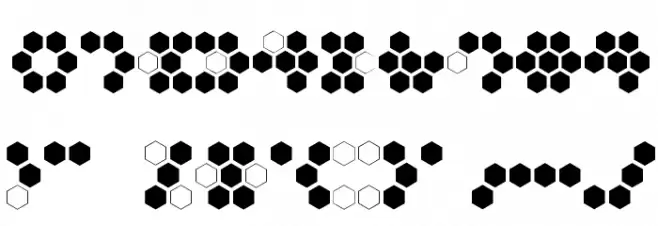 Sixgun Шрифта ДРУГИЕ символов