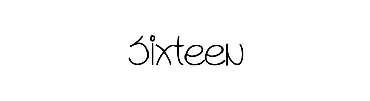 Sixteen  Free Fonts Download