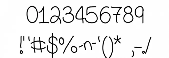 Sixteen Font OTHER CHARS