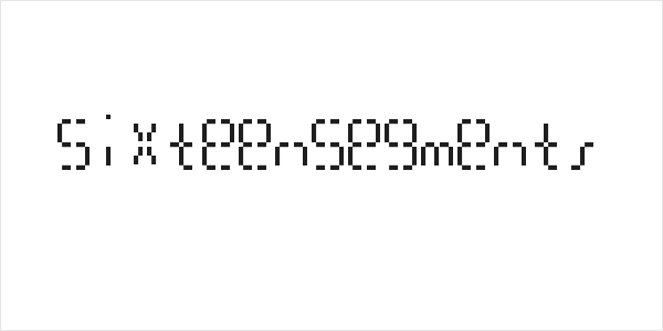 SixteenSegments Logo