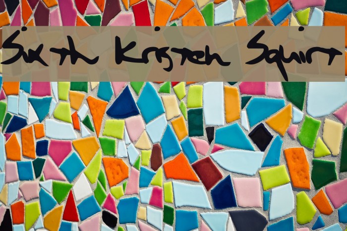 Sixth Kristen Squirt Font examples