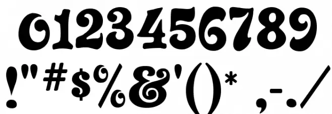 Sixties MF Polices AUTRES CHARS