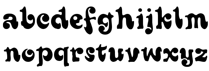 Sixties Font LOWERCASE