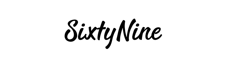 Sixty Nine  免费字体下载