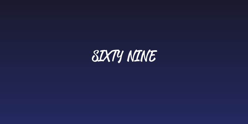 Sixty Nine Social Header