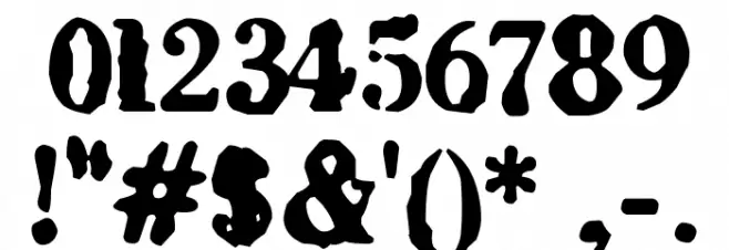 Sixty Font OTHER CHARS