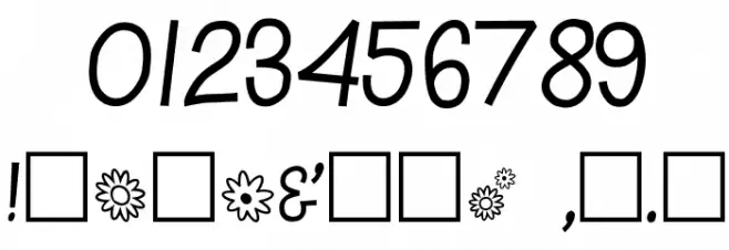 SixtySeven Font OTHER CHARS