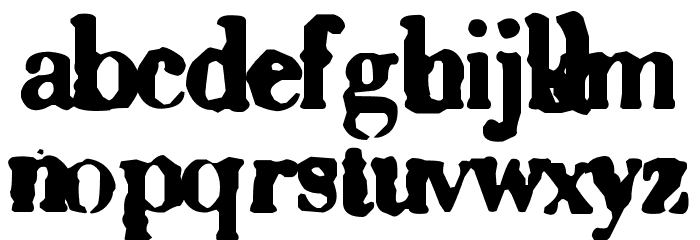 Sixty Font LOWERCASE