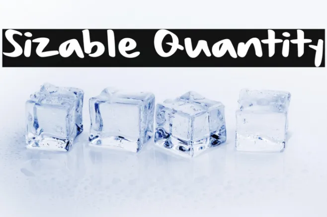 Sizable Quantity Example 2