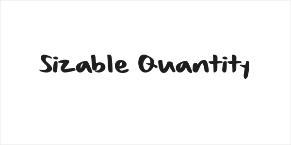 Sizable Quantity Logo