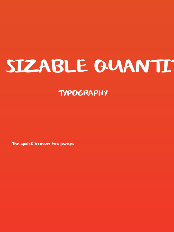 Sizable Quantity Poster