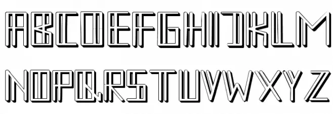 sicapcus Font UPPERCASE