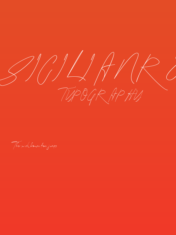 sicilianRegular Poster