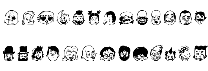 sick crew Font LOWERCASE