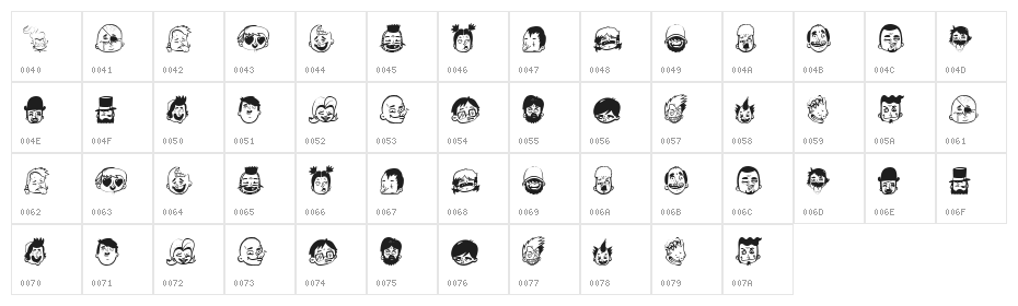 sick crew Character Map