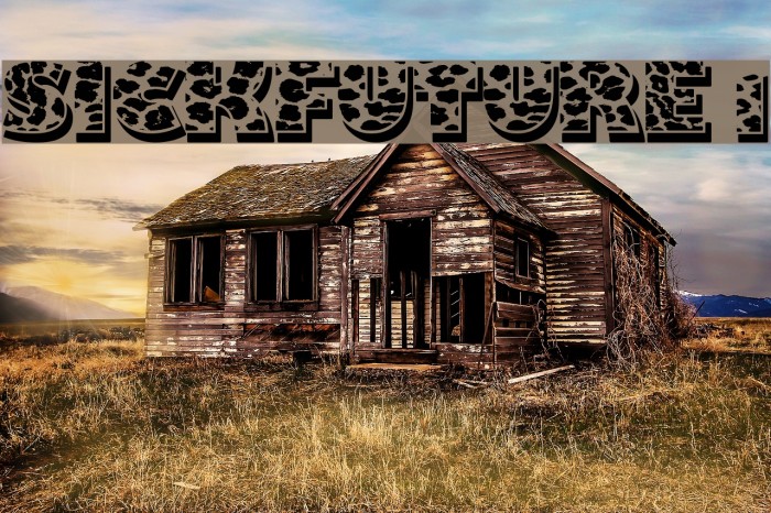 sickfuture 1 Font examples