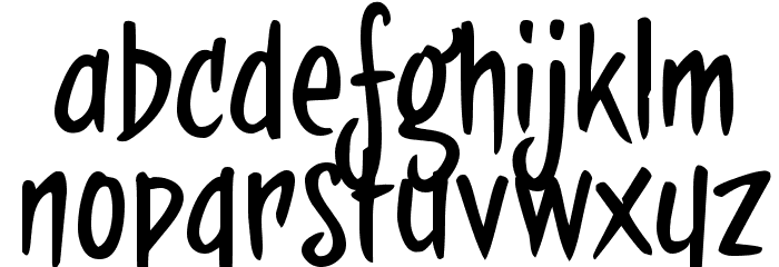 sideburnBob Font LOWERCASE