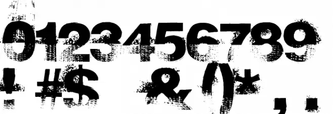 sidewalk Font OTHER CHARS